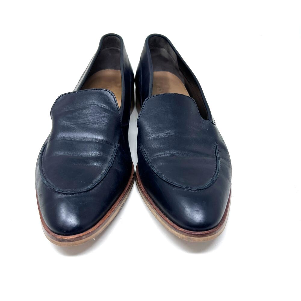 Everlane Modern Loafer Women's 11 Black Leather Pointed Toe‎ Classic Luxury Shoe - Picture 2 of 9